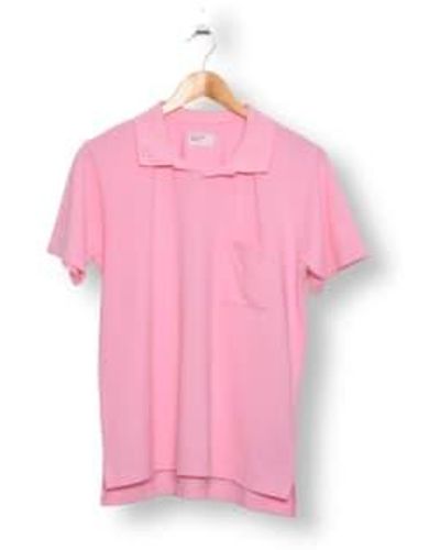 Universal Works Vacation Polo Piquet 28603 - Rosa