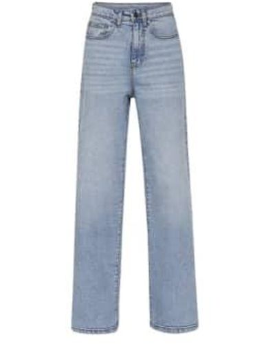 Sisters Point Owi Jeans Light S - Blue