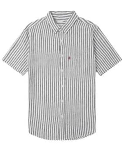 Levi's Camisa el hombre 86624 0049 gris