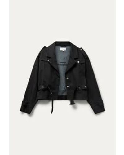 Blanche Cph Noir Biker Jacket Black - Nero