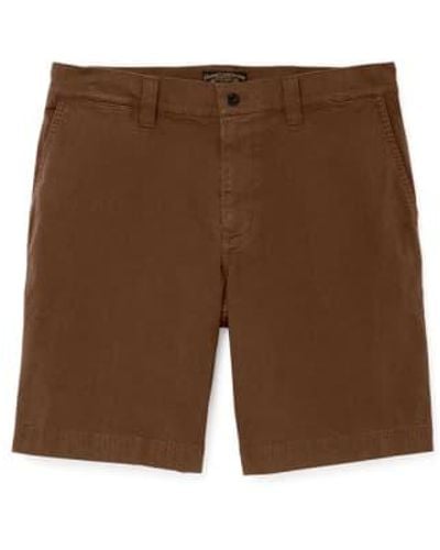 Filson Granite Mountain 9" Shorts Mud 34 - Brown