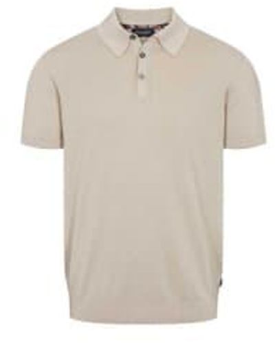 Sand Copenhagen Rico Polo Knit Beige Double Extra Large - Natural