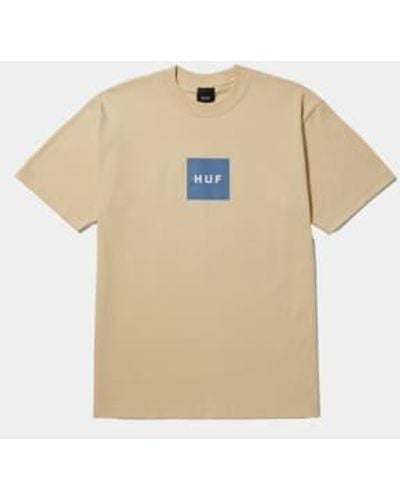 Huf Set Box T-shirt Sand M - Natural