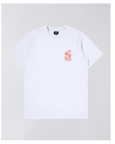 Edwin T-shirt Agaric Village - Blanc