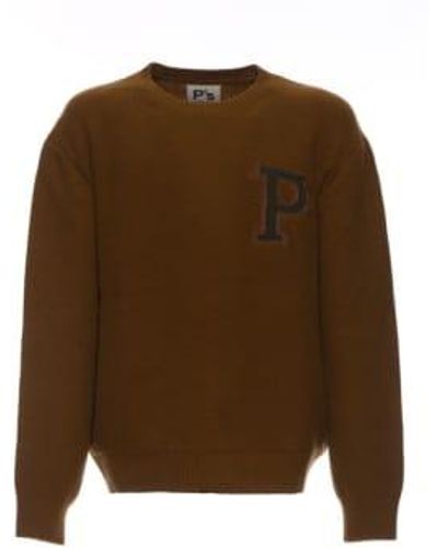 President's Sweater A22ppu216cc99xxxx Camel L - Brown