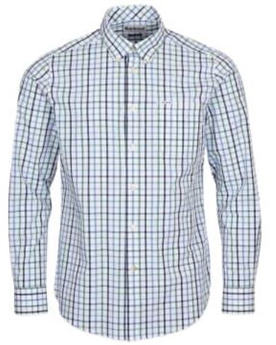 Barbour Chemise sur mesure eldon - Bleu