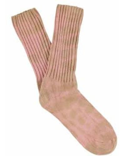 Escuyer Rosa krawattenfärbchen -socken - Pink