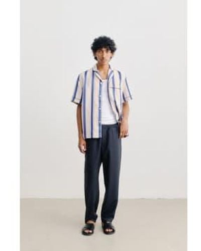 A Kind Of Guise Gusto Shirt Racing Stripe S - White