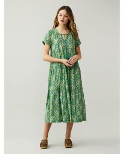 Odd Molly Scarlet Long Dress - Verde