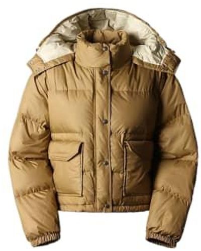 The North Face 71 chaqueta sierra down marrón utility - Metálico