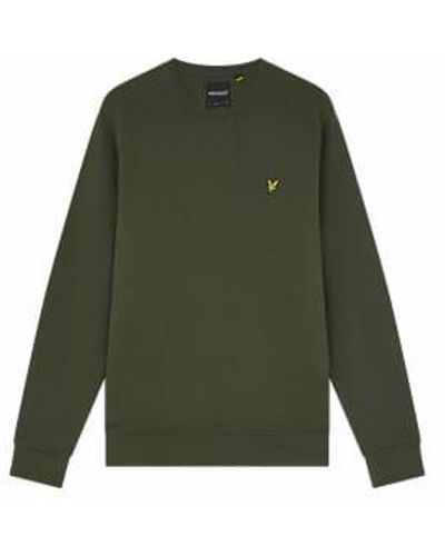Lyle & Scott Lyle & Scott Herren-Sweatshirt mit Rundhalsausschnitt Oliv - Grün