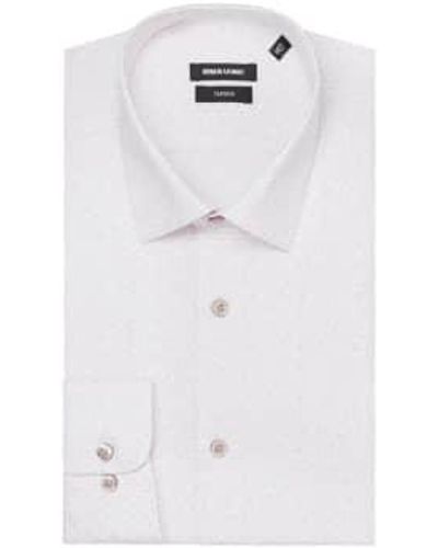 Remus Uomo Seville Patterned Shirt 17 - White