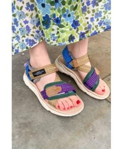 Flower Mountain Nazca 2 Uni Violet / Light Brown Sandals 36 - Grey