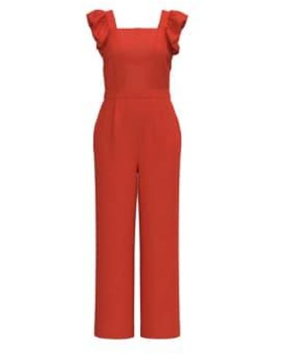 Y.A.S Yas Or Isma Sl Jumpsuit Grenadine - Rosso