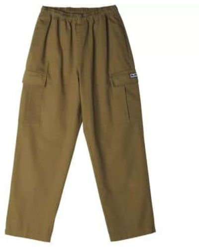 Obey Easy Ripstop Cargo Pant Field - Verde