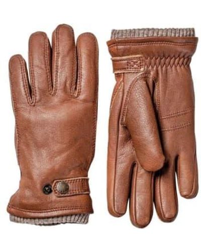 Hestra Chestnut Utsjo Elk Primaloft Gloves - Marrone
