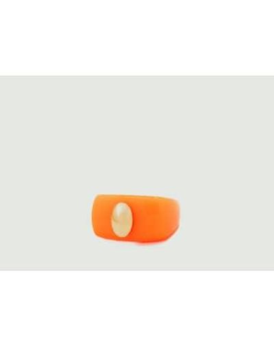 La Manso All Shine Plastic Ring - Arancione