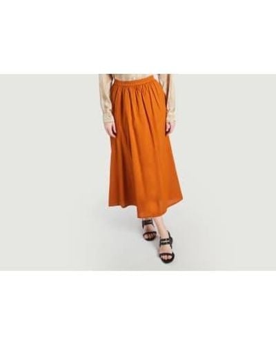 Hartford Midi Skirt - Orange