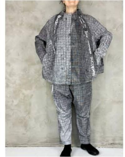 New Arrivals Checked Print Rundholz Jacket M/l - Gray
