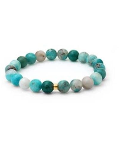 Renné Jewellery Amazonite Bracelet S/m - Green