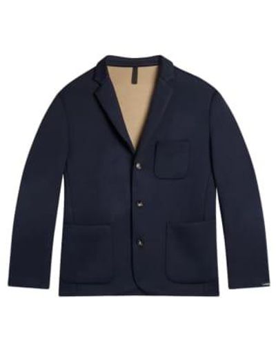 J.Lindeberg Carlton Bonded Cardigan Blazer - Blue