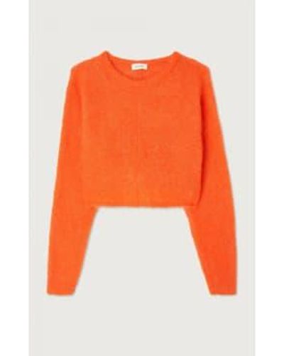 American Vintage Tyji Sweater Nasturtium M/l - Orange