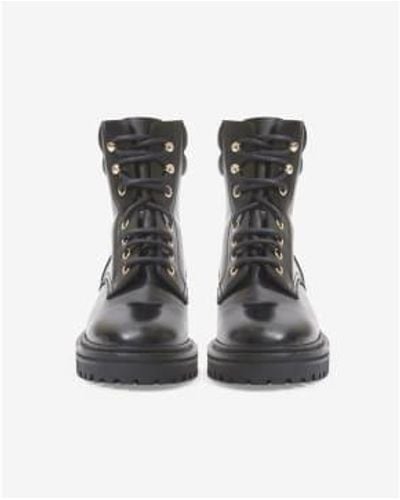 Isabel Marant Campa Lace Up Leather Boots - Nero