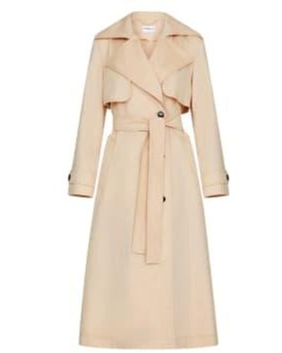 Marella Demetra Double-breasted Trench Coat 8 - Natural