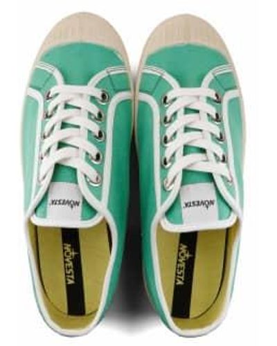 Novesta White And Ecru Star Master Shoes - Verde