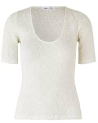 Samsøe & Samsøe Camiseta Sia 14232 Cream - Bianco