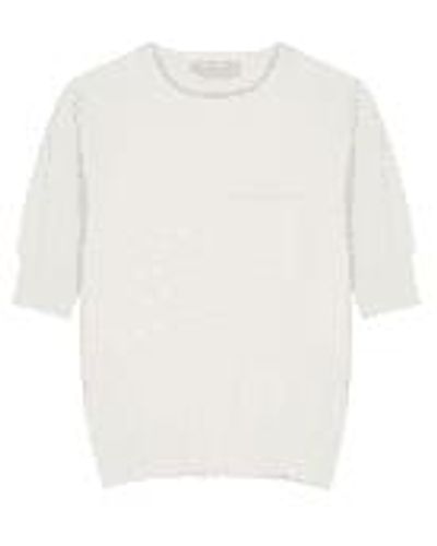 Max Mara Ivoire en tricot d'ortisel - Blanc