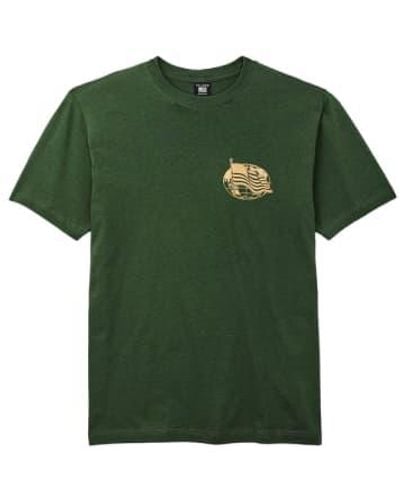 Filson Ss Pioneer Graphic T Shirt Dark Timber Long Hauler - Verde