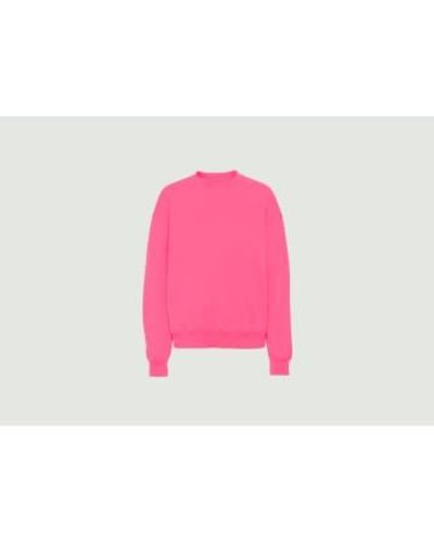 COLORFUL STANDARD Organic Oversize Sweat Top S - Pink