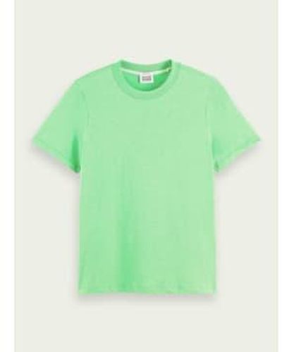 Scotch & Soda T-shirt paraket brillant - Vert