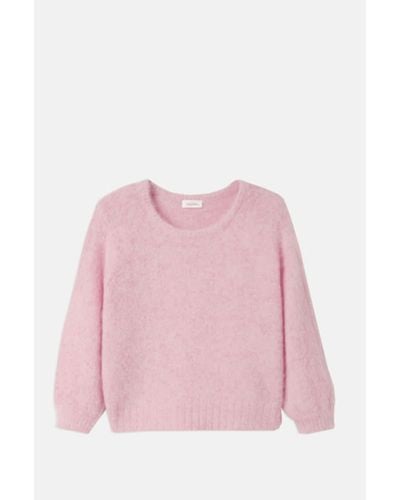 American Vintage Foubay Sweater Petale Chine - Pink