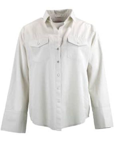 shades-antwerp Vic Shirt Cotton - Gray