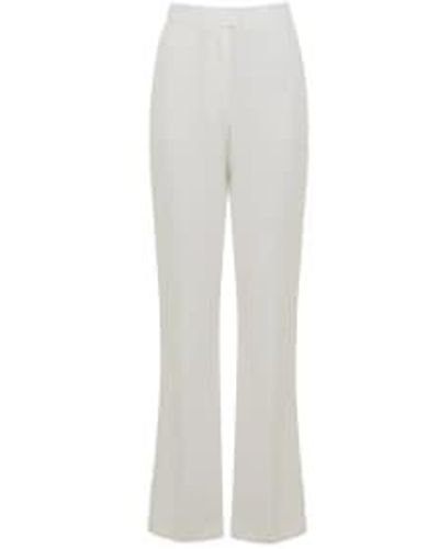 French Connection Whisper Flare Trouser - White