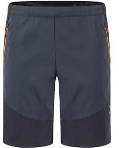 Montura Pantalones cortos falla antracita/mandarina Falca Man - Azul