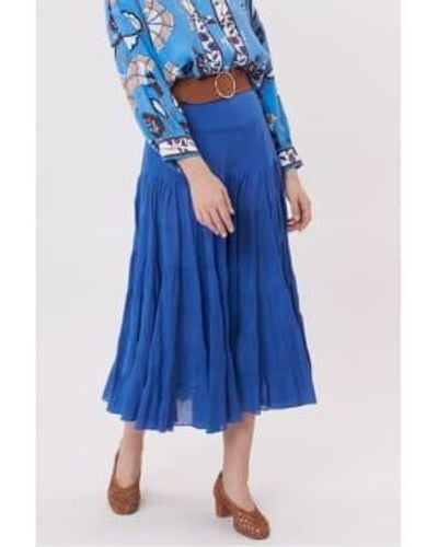 Rene' Derhy Velma Skirt - Blue