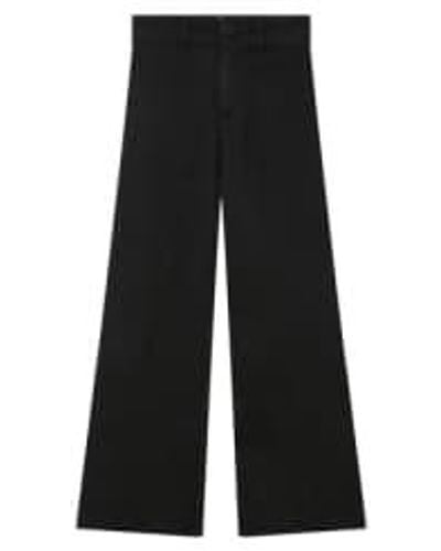 Grace & Mila Wide Cut Trousers Xs - Black