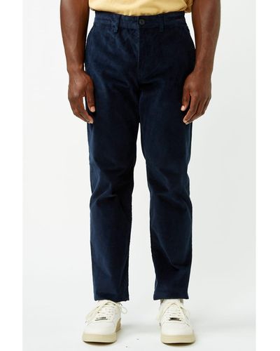 SELECTED Dark Sapphire Miles Cord Trousers - Blue