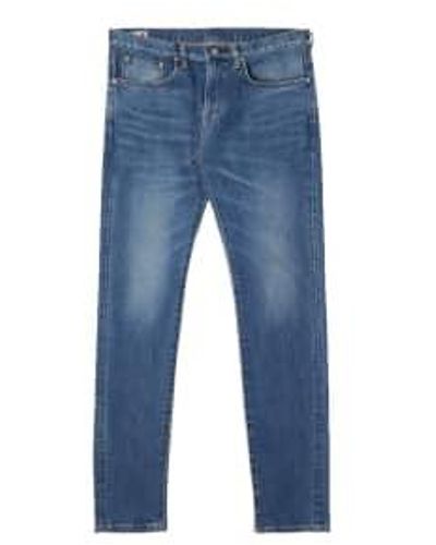 Edwin Slim Tapered Jeans Made In Japan Mid Used L32 1 - Blu