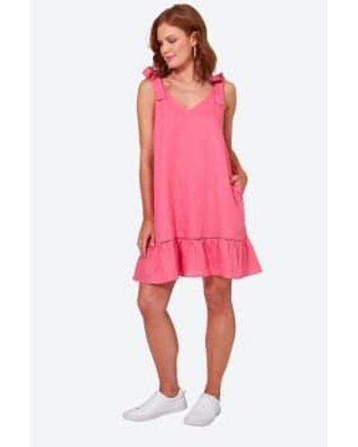 Eb & Ive La Vie Tie Dress Candy Xs - Pink