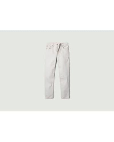Nudie Jeans Jeans graveleux Jackson - Blanc