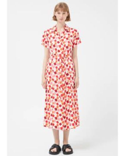 Compañía Fantástica | Pepper Print Dress | Multi - S - Red
