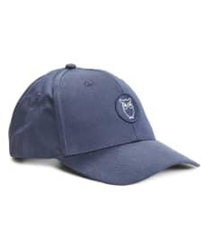 Knowledge Cotton 82320 Twill Baseball Cap Total Eclipse Onesize - Blue