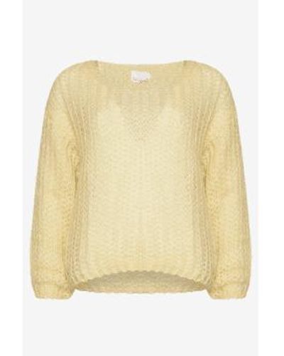 Noella Joseph Light Sweater L/xl - Yellow