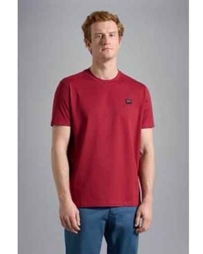 Paul & Shark T-shirt en coton biologique - Rouge
