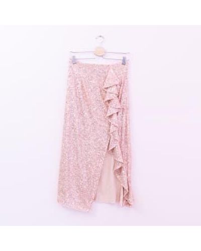 Sophie and Lucie Sequin Skirt - Rosa