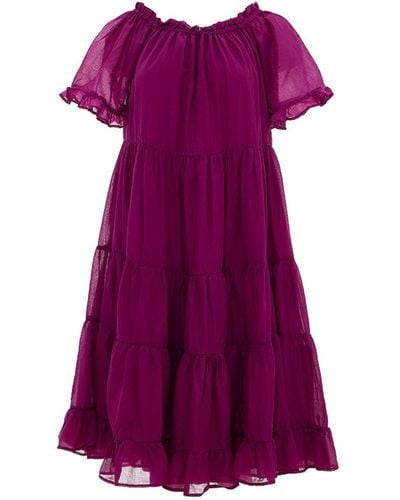 Devotion Twins Sidari Dress - Purple
